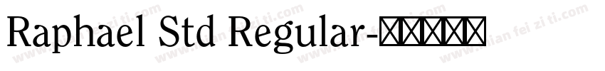 Raphael Std Regular字体转换